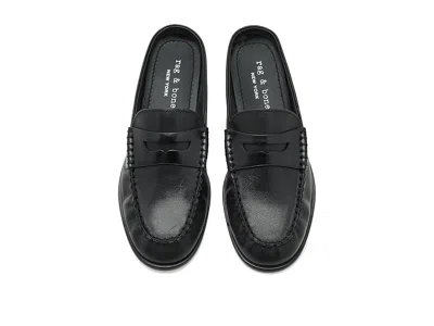 Rag & Bone Carter Mules In Black