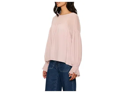 Sanctuary Keepsake Volume Blouse In Pink