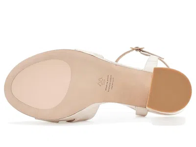 Stuart Weitzman Dayna Ankle Strap Platform Sandal In White