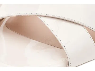 Stuart Weitzman Dayna Ankle Strap Platform Sandal In White