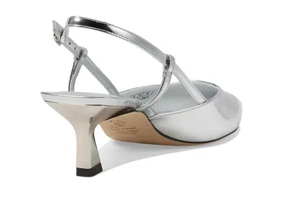 Stuart Weitzman Vinnie Metallic Kitten Slingback Pumps In Multi