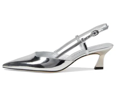 Stuart Weitzman Vinnie Metallic Kitten Slingback Pumps In Multi
