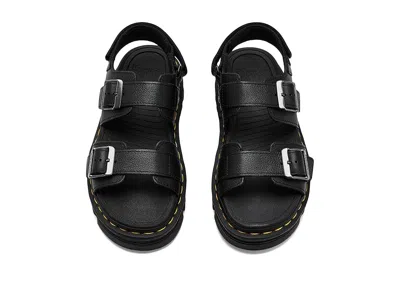 Dr. Martens Zebzag Pisa Platform Sandals In Black