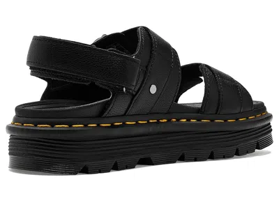 Dr. Martens Zebzag Pisa Platform Sandals In Black