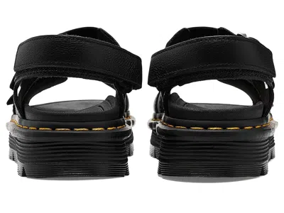 Dr. Martens Zebzag Pisa Platform Sandals In Black