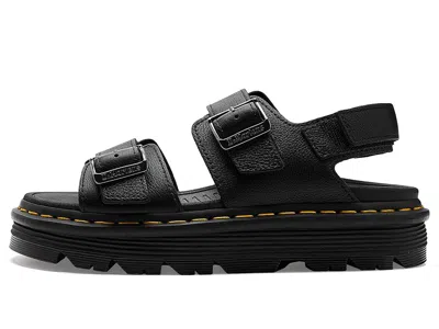 Dr. Martens Zebzag Pisa Platform Sandals In Black
