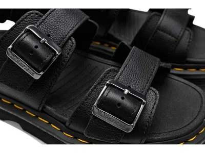 Dr. Martens Zebzag Pisa Platform Sandals In Black