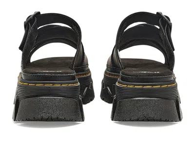Dr. Martens Mattison Platform Slide Sandal In Athena Black