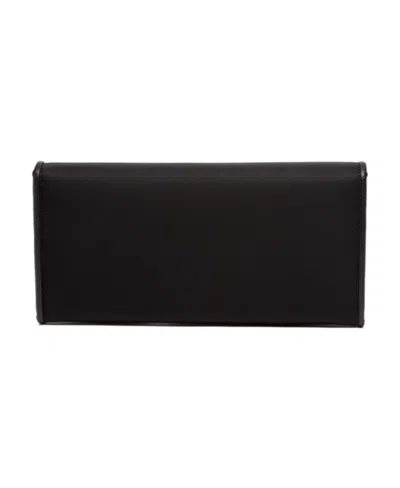 Prada Logo Wallet In Black