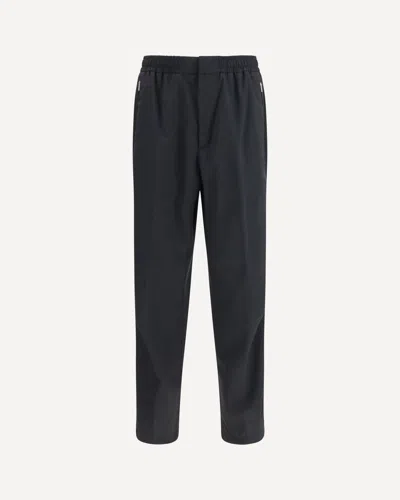 Laminar Elasticated Straight-leg Polyester Trousers In Blue