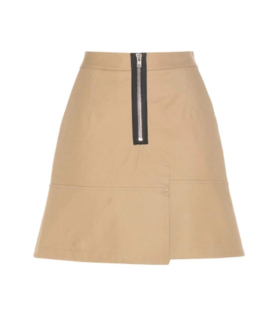 Shop Alexander Wang Cotton Skirt In Safari