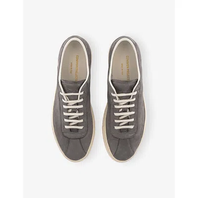Common Projects Lace-up Low-top Casual Shoes In Gray