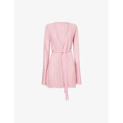 Devon Windsor Ginny Robe In Pink