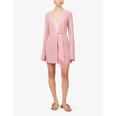 Devon Windsor Ginny Robe In Pink