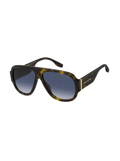 Marc Jacobs Eyewear Pilot Frame Sunglasses In Blue