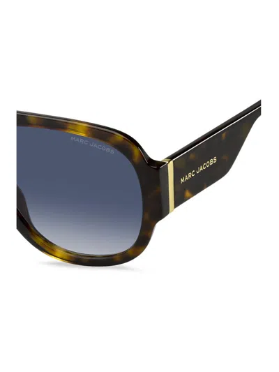 Marc Jacobs Eyewear Pilot Frame Sunglasses In Blue