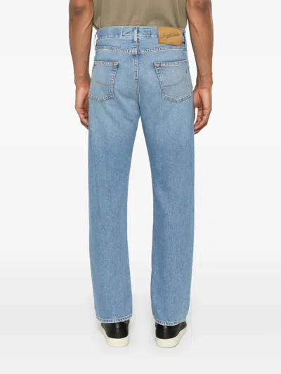 Jacob Cohen Belt Loop Jeans In Blue