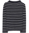 THE ROW Stretton striped cashmere and silk sweater