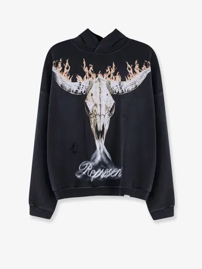 Represent Cotton Sweatshirt In Black