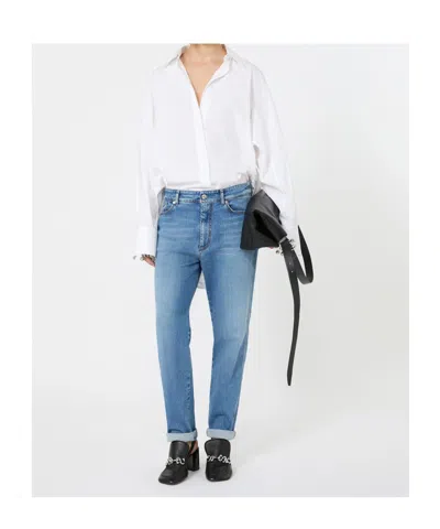 Sportmax Belt Loop Jeans In Blue