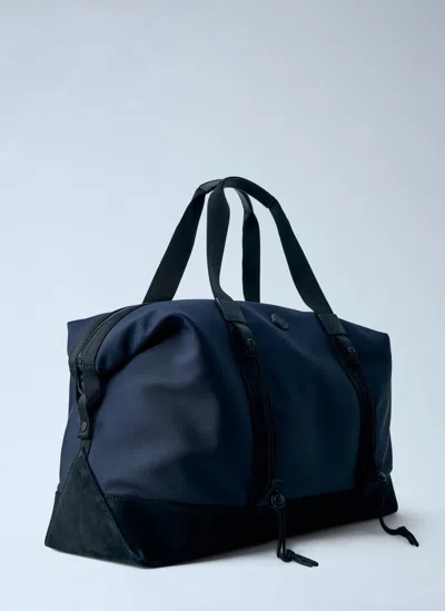Moncler Tech Duffle Weekend Bag In Blue