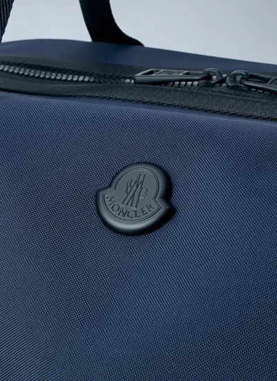 Moncler Tech Duffle Weekend Bag In Blue