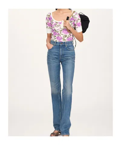 Chloé Short-sleeved Top In Multi