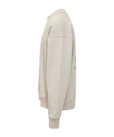 Off-white Long-sleeved Sweatshirt In Neutral