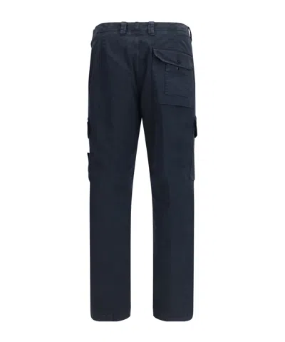 Stone Island Regular Cargo Pants In Blue