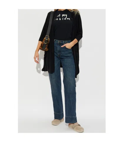R13 Logo-patch Jeans In Blue