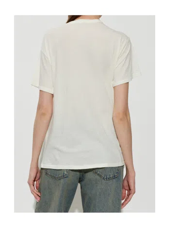 R13 Text-print T-shirt In White