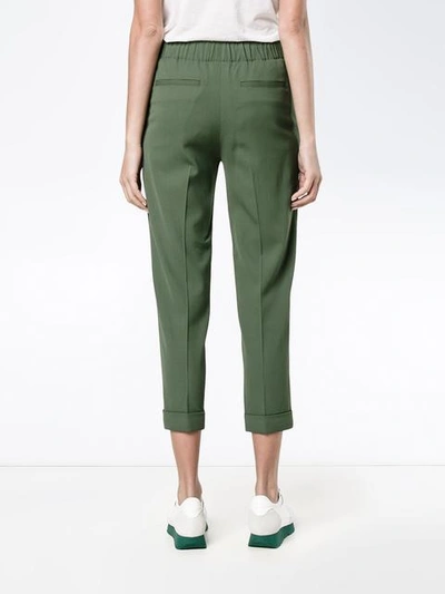 Shop Vince Tapered Trousers - Green