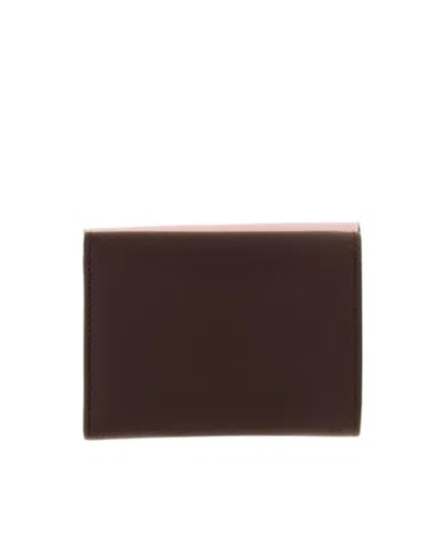 Marni Logo Printed Panelled Compact Wallet In Multi
