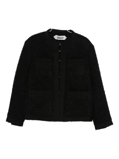 Ln22 Wool Jacket In Black