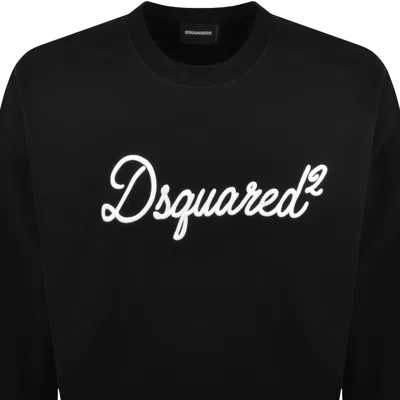 Dsquared2 D2 Sweatshirt Black In Black