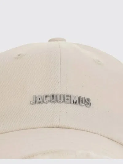 Jacquemus Women Artichaut Baseball Cap With Distressed Brim In Neutral
