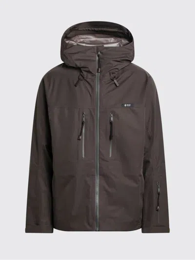 Prada Hooded Jacket Adjustable Drawstrings Waterproof Design In Brown