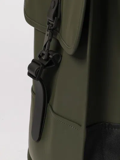 Rains Mini Waterproof Backpack In Green