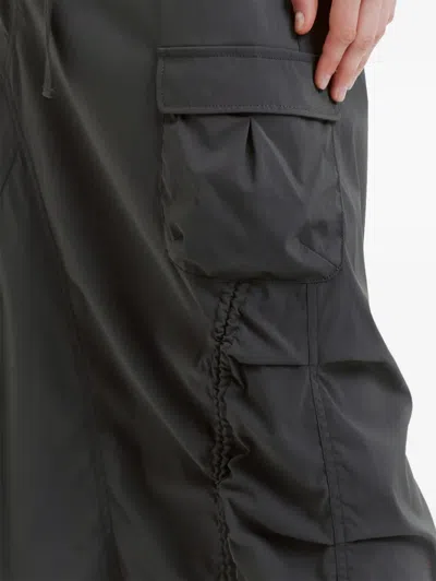 Izzue Cargo Drawstring Skirt In Blue