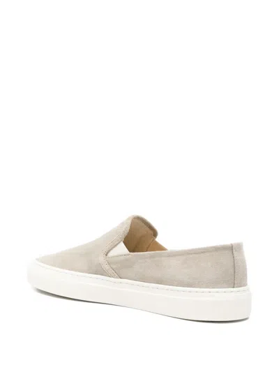 Common Projects Slip On Low Profile Sneakers Warm Grey In Purple