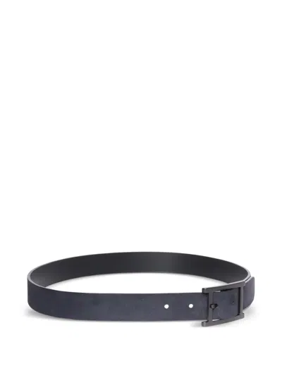 Orciani Textured-finish Belt In Blue