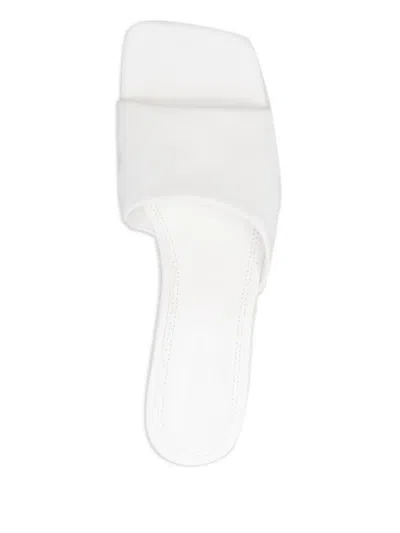 Sandro Paris Metallic Leather Heeled Mules 55