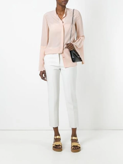 Shop Stella Mccartney Arielle Blouse In Neutrals