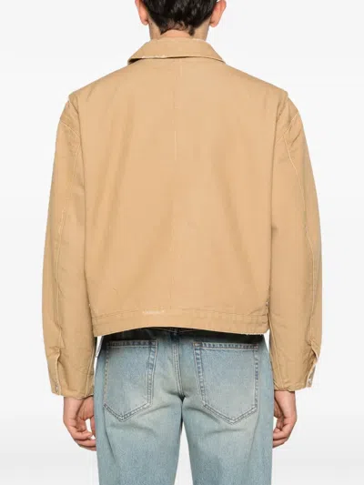 Represent Patch-pocket Jacket In Brown