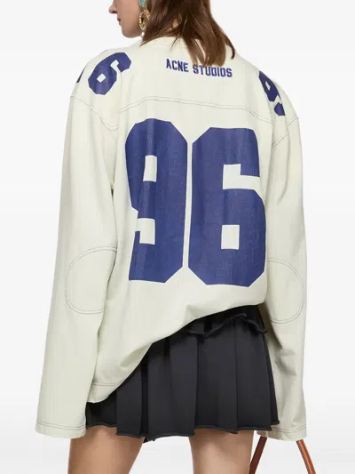 Acne Studios Ruffled Drawstring Mini Skirt In Black