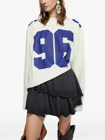 Acne Studios Ruffled Drawstring Mini Skirt In Black