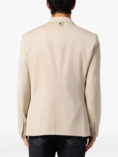 Billionaire Dandy Double-breasted Blazer In Neutral