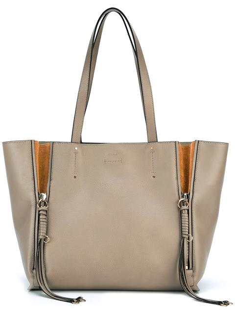 medium milo calfskin leather tote