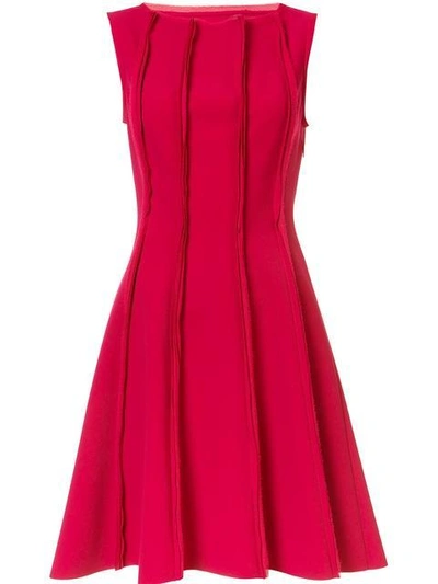Shop Jason Wu Collection Flared Dress In Red