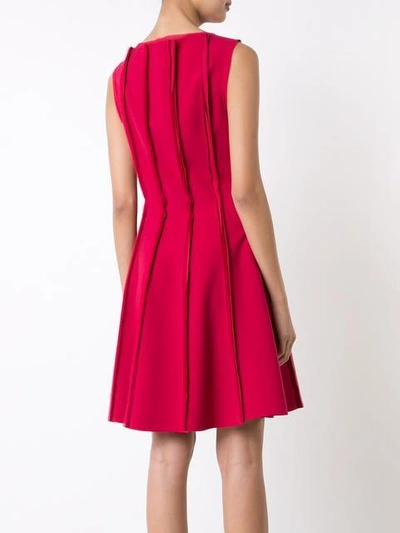 Shop Jason Wu Collection Flared Dress In Red